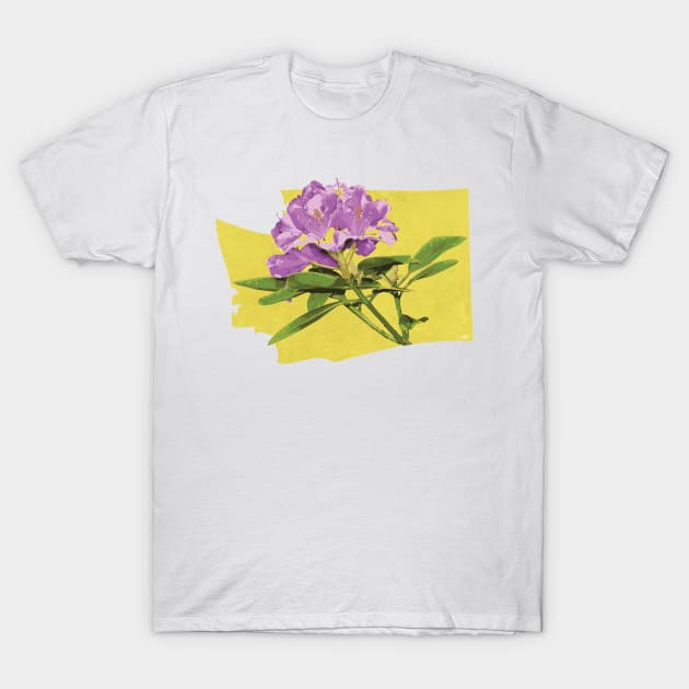 Washington State Rhododendron T-Shirt by Lavenderbuttons